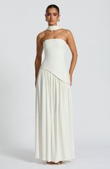 Fioreclo Maliyana Maxi Dress in Ivory