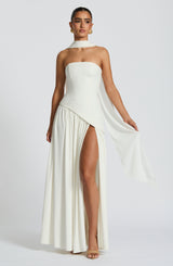Fioreclo Maliyana Maxi Dress in Ivory