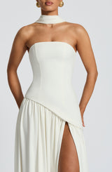 Fioreclo Maliyana Maxi Dress in Ivory