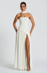 Fioreclo Maliyana Maxi Dress in Ivory