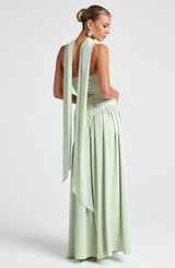 Fioreclo Maliyana Maxi Dress in Mint