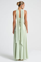 Fioreclo Maliyana Maxi Dress in Mint