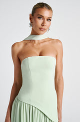 Fioreclo Maliyana Maxi Dress in Mint