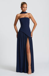 Fioreclo Maliyana Maxi Dress in Navy