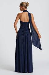 Fioreclo Maliyana Maxi Dress in Navy