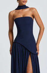 Fioreclo Maliyana Maxi Dress in Navy