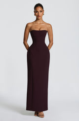 Fioreclo Manora Maxi Dress in Plum