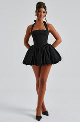 Fioreclo Maricella Mini Dress in Black