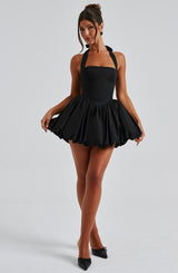 Fioreclo Maricella Mini Dress in Black