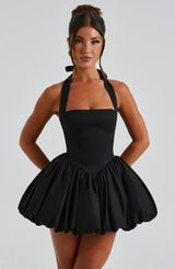 Fioreclo Maricella Mini Dress in Black
