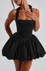 Fioreclo Maricella Mini Dress in Black