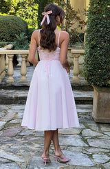 Fioreclo Mariella Midi Dress in Blush