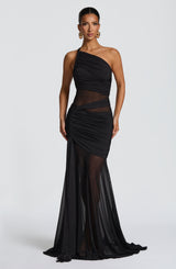 Fioreclo Marielle Maxi Dress in Black