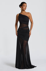 Fioreclo Marielle Maxi Dress in Black