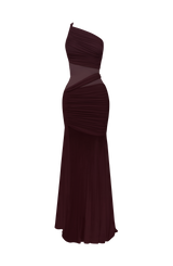 Fioreclo Marielle Maxi Dress in Plum