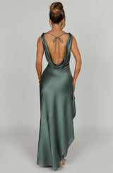 Fioreclo Marilena Maxi Dress in Sage