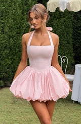 Fioreclo Marisia Mini Dress in Blush