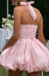 Fioreclo Marisia Mini Dress in Blush