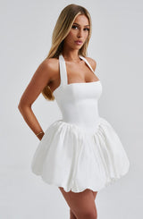 Fioreclo Marisia Mini Dress in Ivory