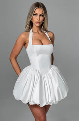 Fioreclo Marisia Mini Dress in Ivory