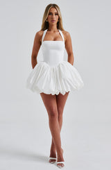Fioreclo Marisia Mini Dress in Ivory