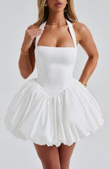 Fioreclo Marisia Mini Dress in Ivory