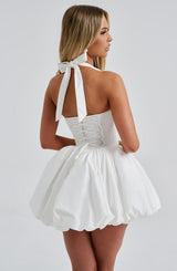 Fioreclo Marisia Mini Dress in Ivory