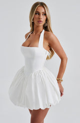 Fioreclo Marisia Mini Dress in Ivory