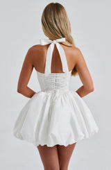 Fioreclo Marisia Mini Dress in Ivory