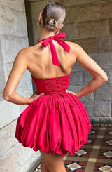 Fioreclo Marisia Mini Dress in Red