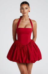 Fioreclo Marisia Mini Dress in Red