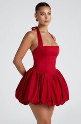 Fioreclo Marisia Mini Dress in Red