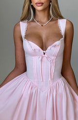 Fioreclo Marlene Midi Dress in Blush