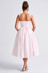 Fioreclo Marlene Midi Dress in Blush
