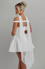 Fioreclo Marlie Mini Dress in Ivory
