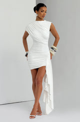 Fioreclo Marnia Mini Dress in White