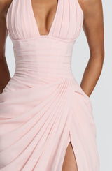 Fioreclo Minetta Maxi Dress in Blush
