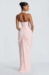 Fioreclo Minetta Maxi Dress in Blush