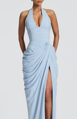 Fioreclo Minetta Maxi Dress in Glacier Blue