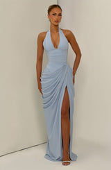 Fioreclo Minetta Maxi Dress in Glacier Blue