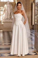 Fioreclo Mirah Maxi Skirt in Ivory