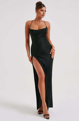 Fioreclo Mishka Maxi Dress in Black