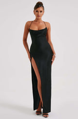 Fioreclo Mishka Maxi Dress in Black