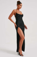 Fioreclo Mishka Maxi Dress in Black
