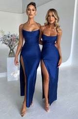 Fioreclo Mishka Maxi Dress in Navy