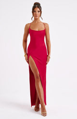 Fioreclo Mishka Maxi Dress in Red