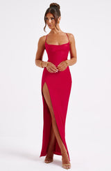 Fioreclo Mishka Maxi Dress in Red