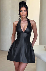 Fioreclo Missia Mini Dress in Black