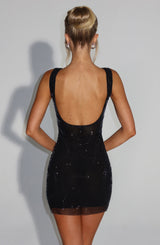 Fioreclo Petrella Mini Dress in Black