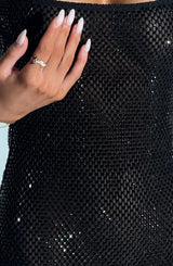 Fioreclo Petrella Mini Dress in Black